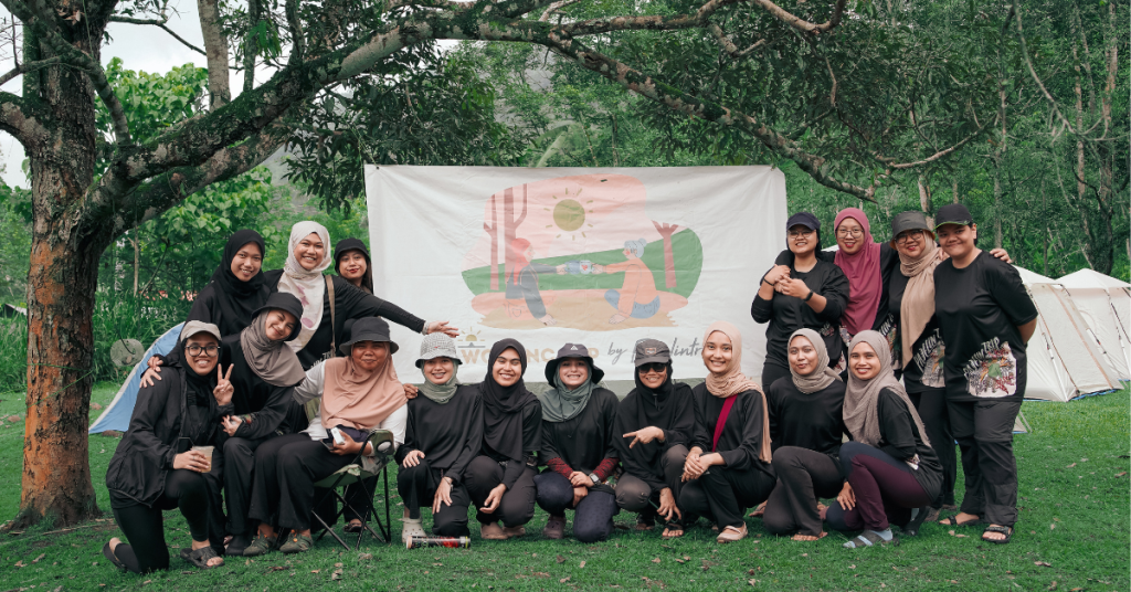 to make travelling safer for ladies, she started malaysia’s first all-women adventure club