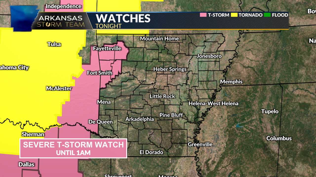 Arkansas Storm Team Blog: Severe Storms Possible Monday Night