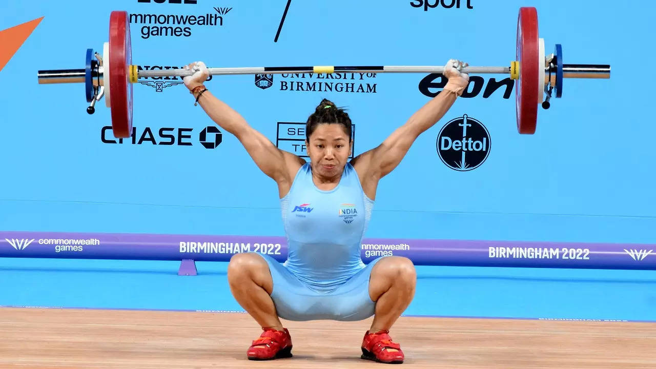 Mirabai Chanu Finishes Third At IWF World Cup 2024, Meets Final ...