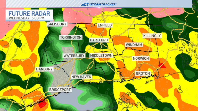 Rain overspreads Connecticut, wintry mix possible during midweek storm