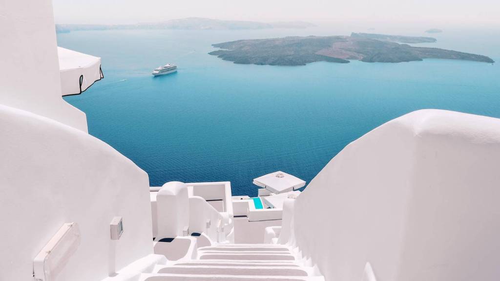 <p>If you want a break from everyday life’s ups and downs, let it be at Santorini. This <a href="https://worldwildschooling.com/must-visit-greek-islands/">Greek island</a> is famous for crystal clear waters, <a href="https://worldwildschooling.com/spectacular-volcanic-destinations/">volcanic landscapes</a>, dramatic cliffs, stunning architecture, and stunning beaches, creating a perfect environment for relaxation and contemplation. </p><p>The sunsets at Oia are therapeutic, so do not miss them while you are visiting. Besides, Santorini is known for its luxury accommodation options, many of which offer wellness packages to promote physical, mental, and emotional well-being. </p><p>You can also talk strolls as you take in the island’s calming atmosphere and views, go hiking in the volcanic trails, or spend the entire day basking on the beaches.</p><p class="has-text-align-center has-medium-font-size">Read also: <a href="https://worldwildschooling.com/cheap-greek-islands/">Budget-Friendly Greek Islands</a></p>