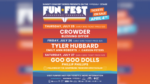 Fun Fest 2024 lineup announced | The Goo Goo Dolls, Tyler Hubbard among headliners