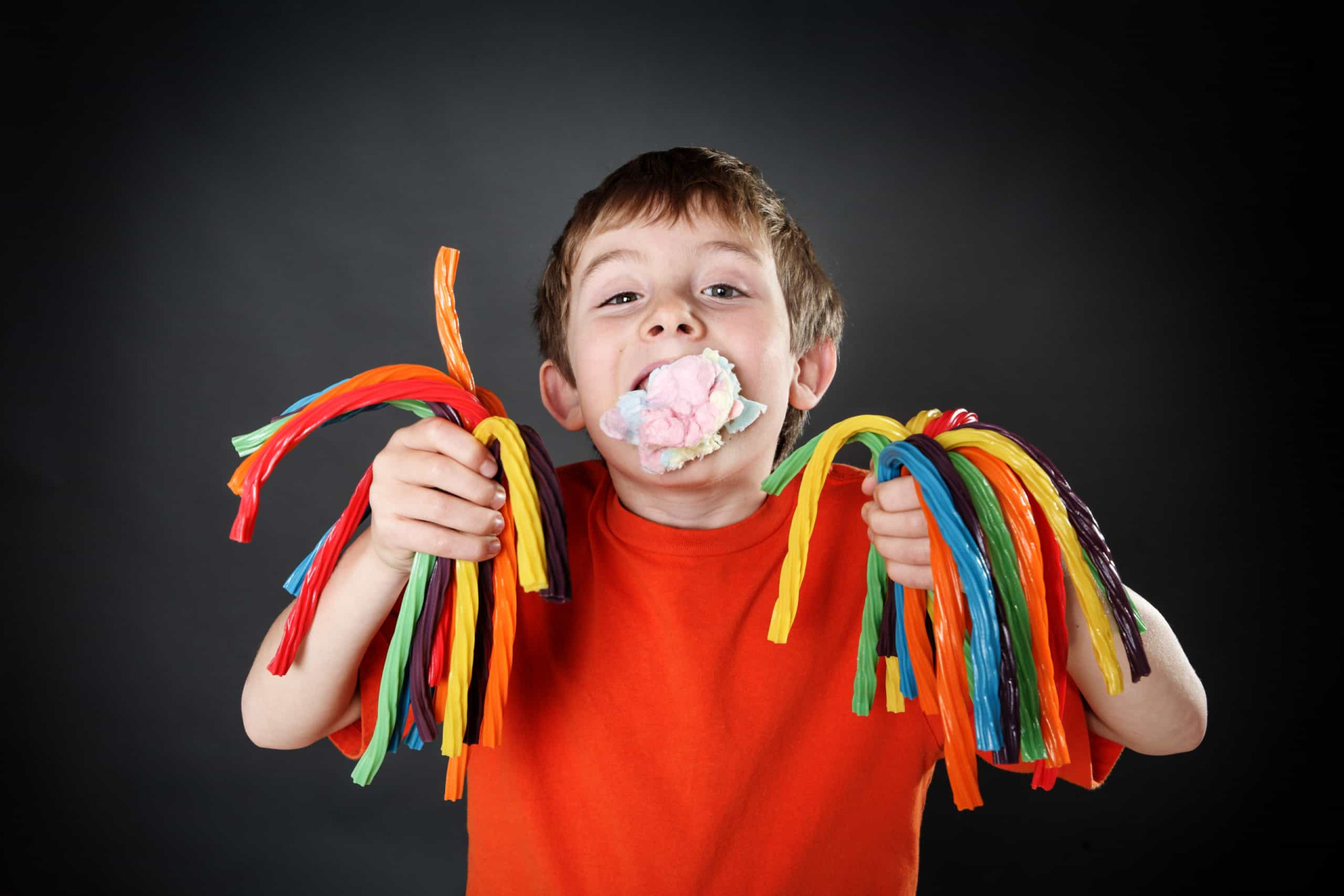 <p><span>A </span><span>study </span><span>found that artificial food coloring can increase hyperactivity in children.</span></p>