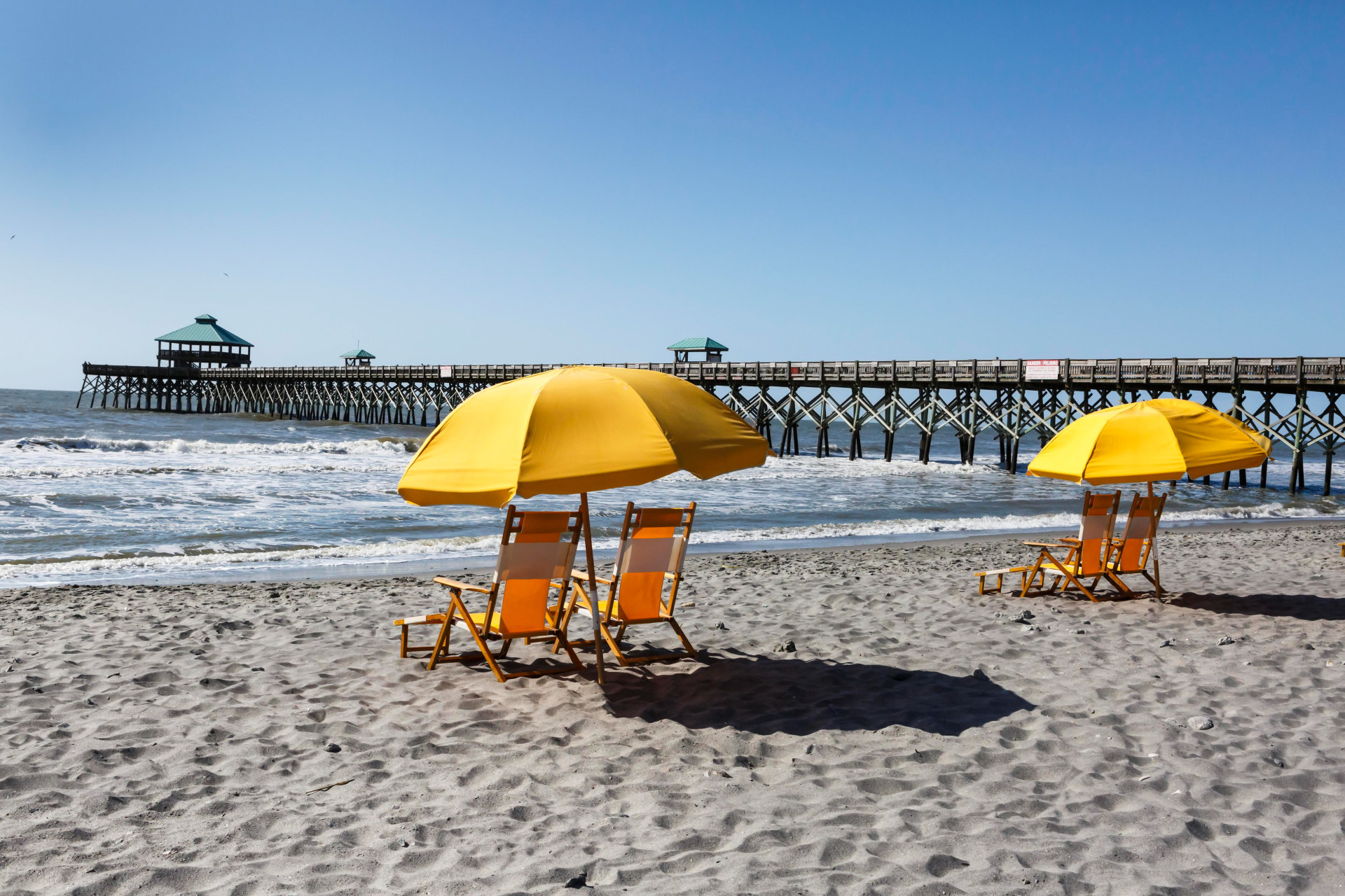 Head to beautiful Folly beach for a dip in the Atlantic.