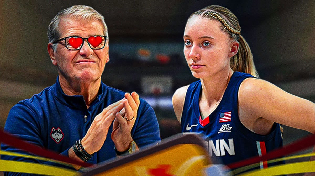 UConn Women’s Basketball’s Geno Auriemma Reacts To Paige Bueckers ...