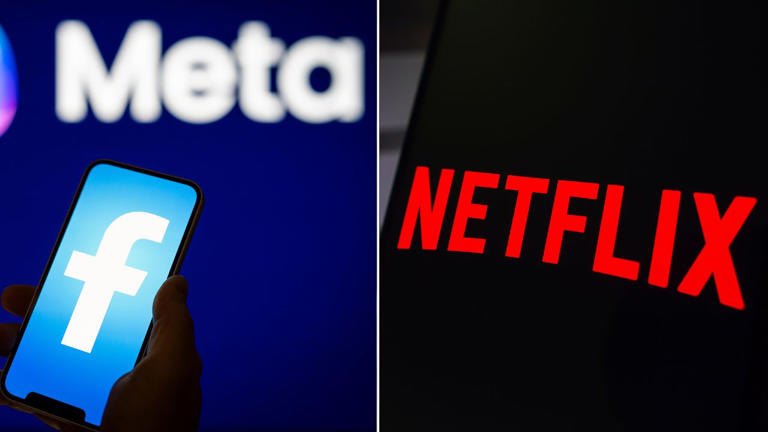 Social media giant Meta allegedly allowed Netflix to peek into Facebook users' direct messages, court documents claim. Getty Images