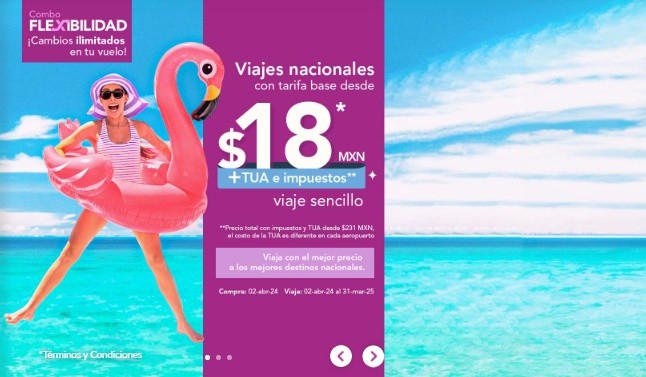 ¡Oferta Relámpago! Vuelos baratos de Volaris a $18 pesos para viajar ...