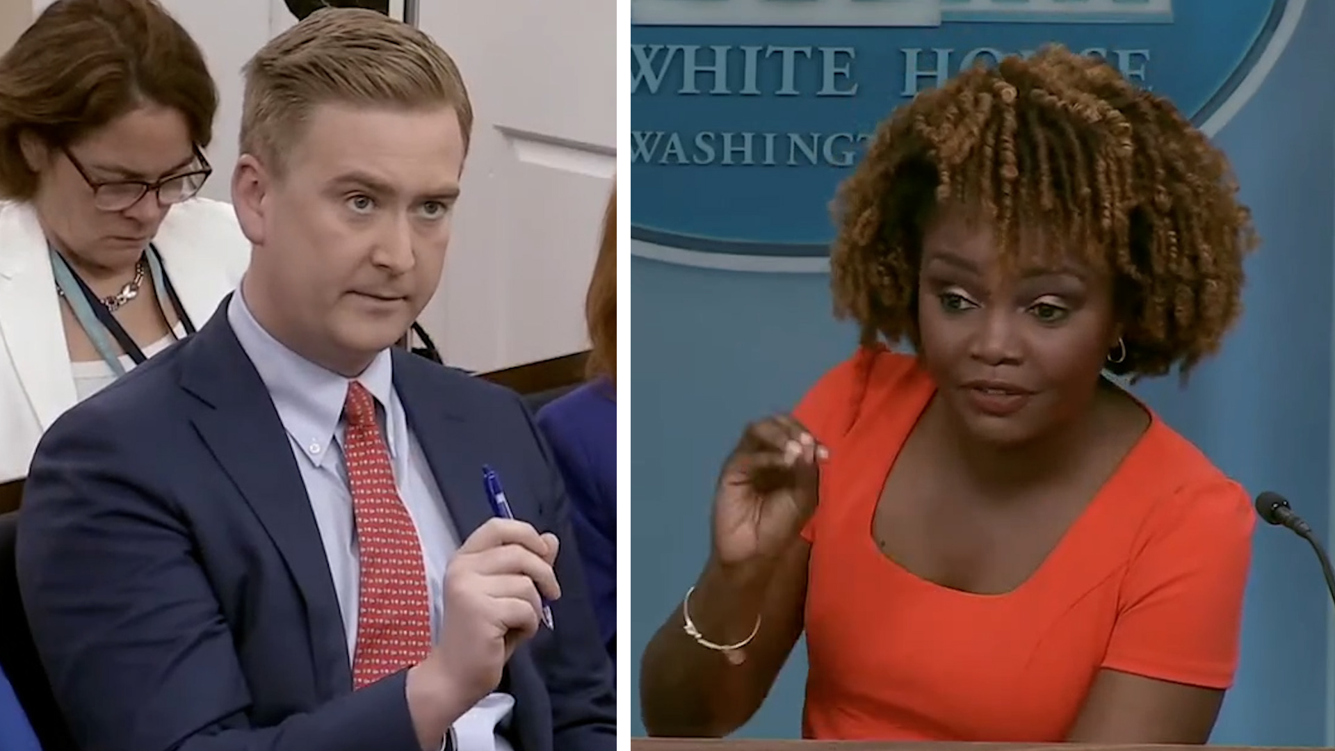 Karine Jean-Pierre Slams Peter Doocy For 'Disingenuous' Question