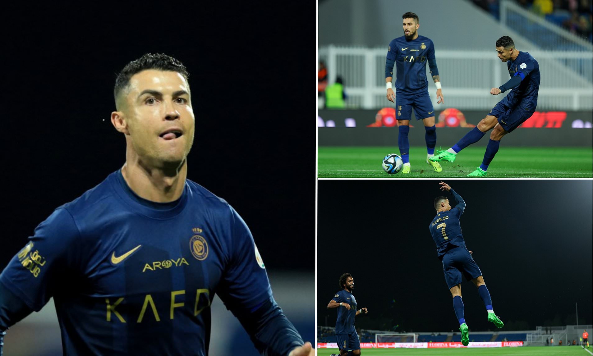 Cristiano Ronaldo Nets First-half Hat-trick As Al-Nassr Thrash Abha