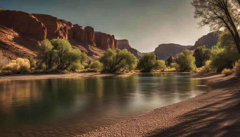 Utah river camping