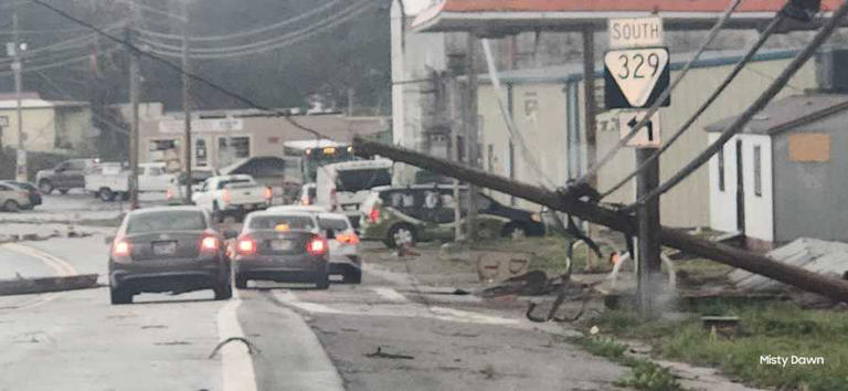 NWS radar indicates tornado touched down in Morgan County