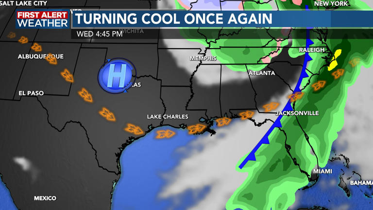 FIRST ALERT FORECAST: Cooler mornings for the rest of the week; but a ...