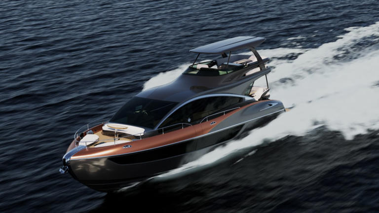 Lexus LY 680 pushes Lexus' lifestyle aspirations further out to sea