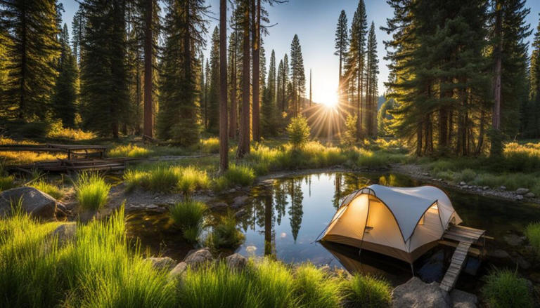 Idaho campgrounds with hot springs