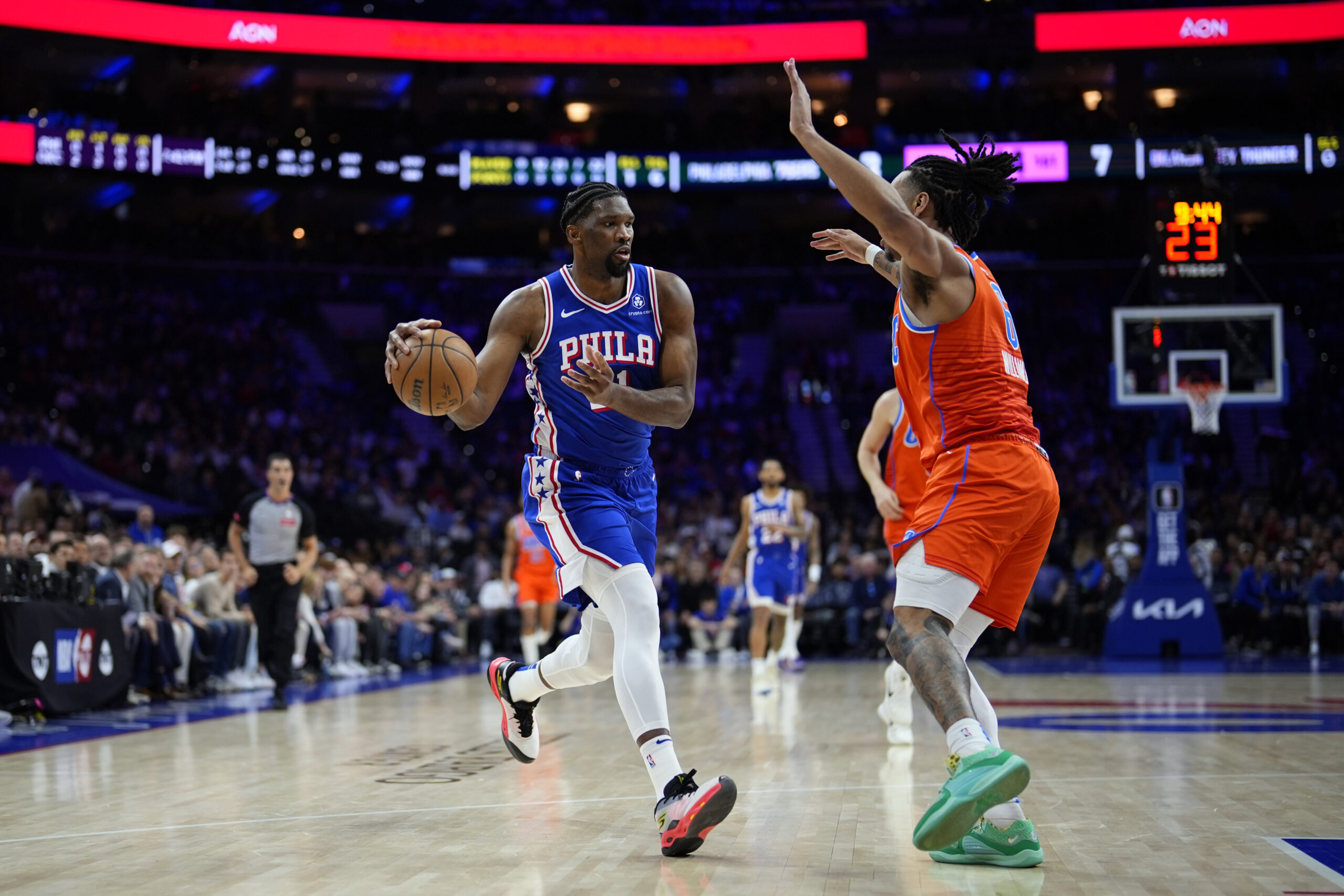 NBA: Joel Embiid Returns, Helps 76ers Top Thunder