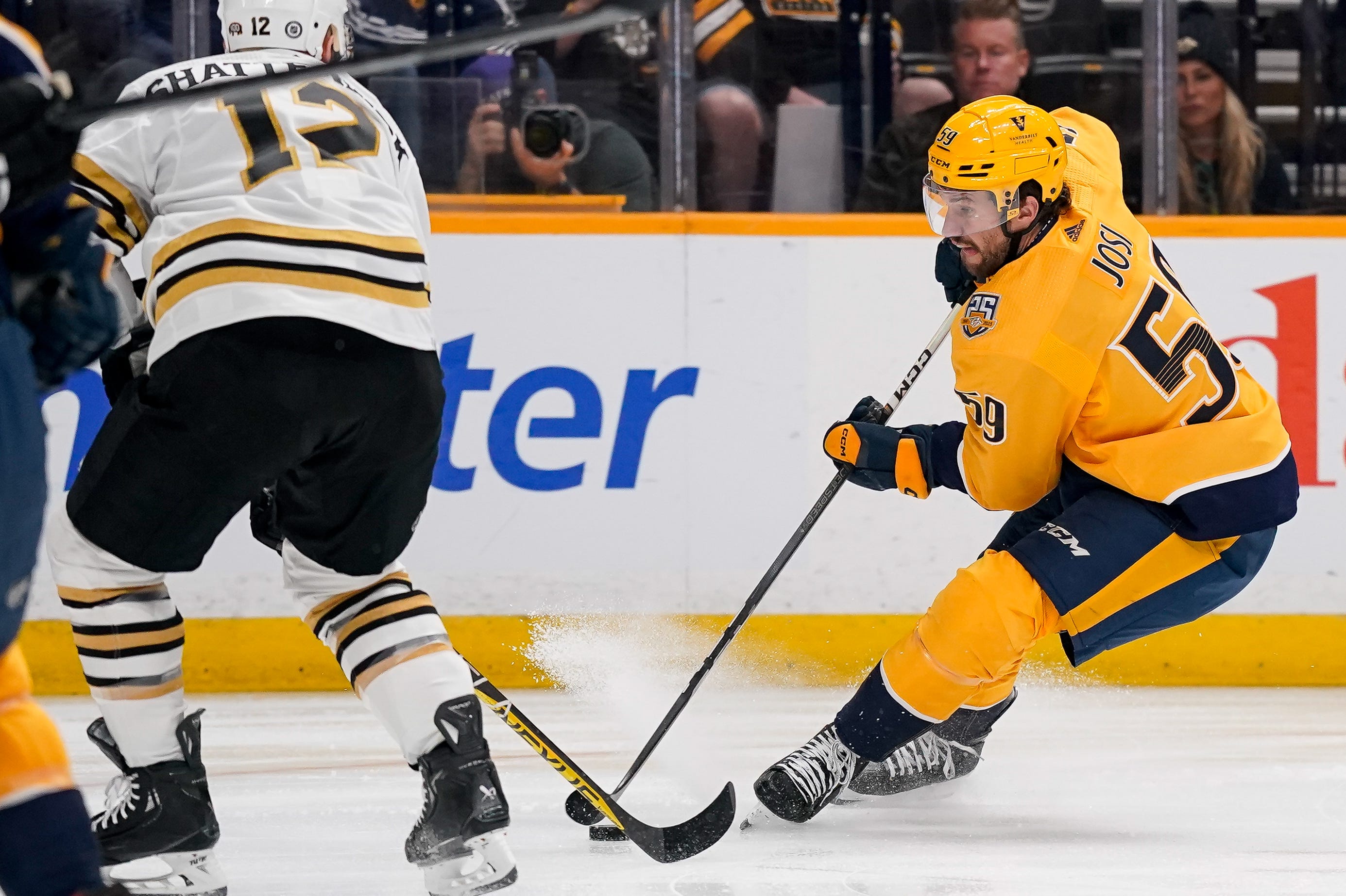 Nashville Predators Shut Out By Boston Bruins For Third Straight Loss