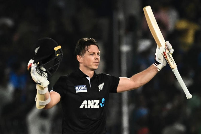 Michael Bracewell will lead the New Zealand team for their T20 tour of Pakistan. (Image; AFP)