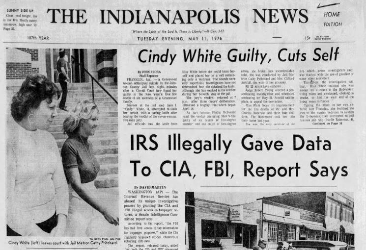 Part 2 As a teen, Sarah 'Cindy' White set 1975 fire that killed 6. 'It