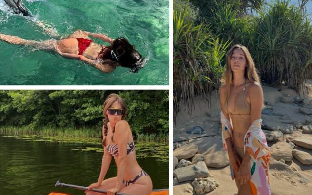 izabella krzan w bikini eksponuje seksowne ciało - tak wakacje spędzała gwiazda telewizji zdjęcia 15.04.2024