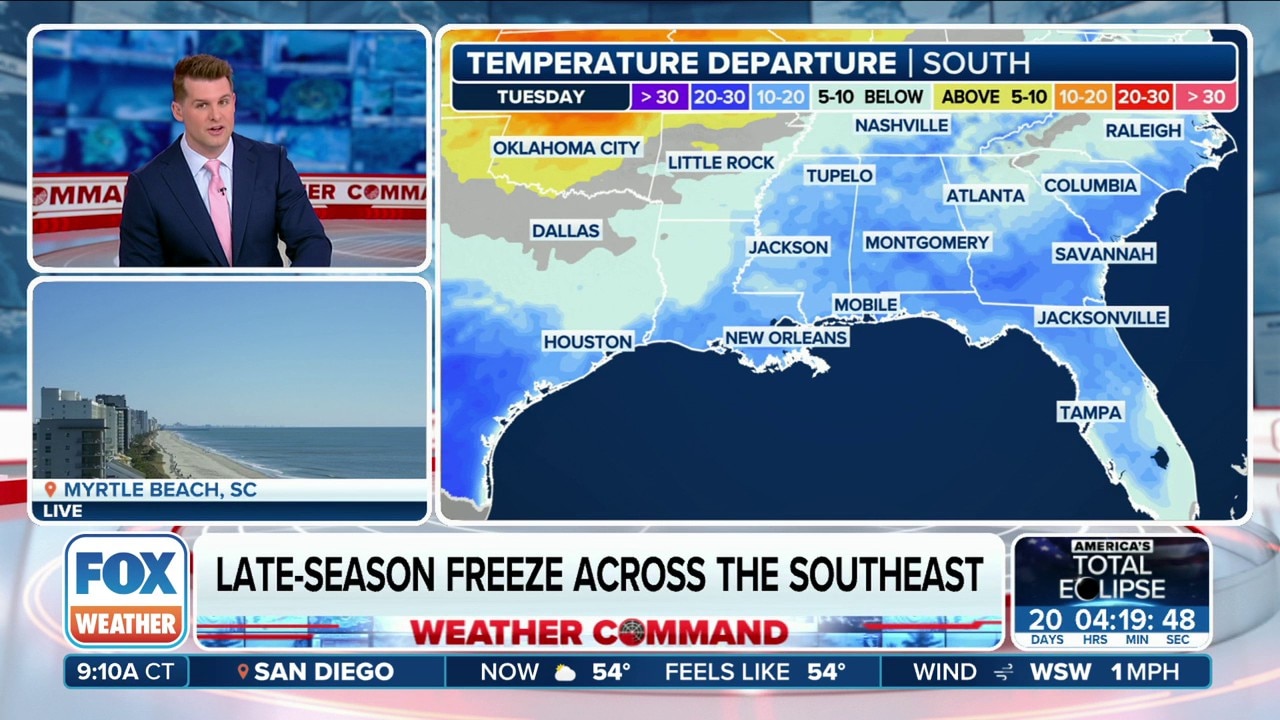 Freeze Warnings Expire Across The South As Region Prepares For Spring ...