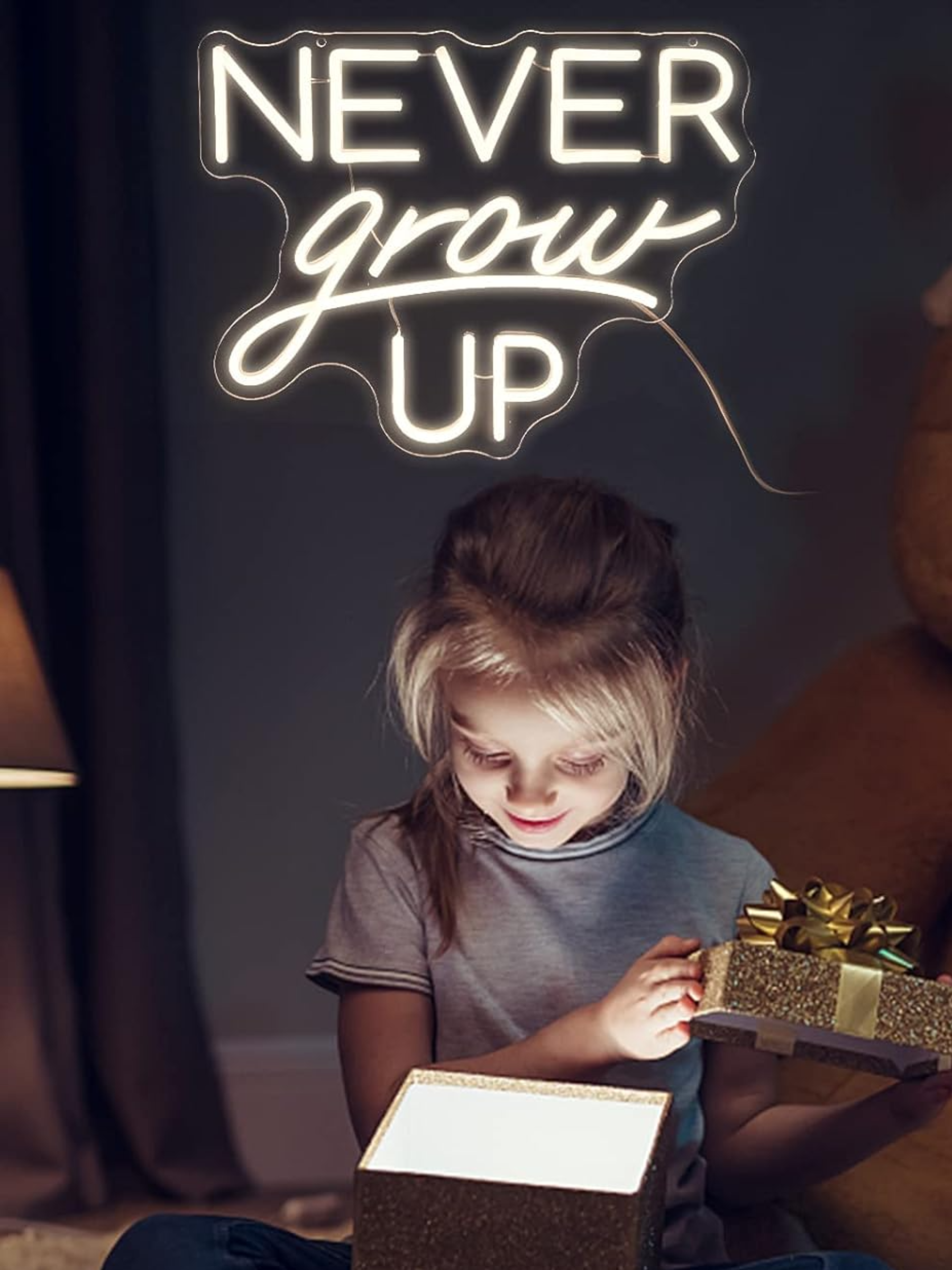 Put your sentiments in lights with a bright but dimmable Never Grow Up neon sign. $23, Amazon. <a href="https://www.amazon.com/dp/B0C34BJGK9?">Get it now!</a><p>Sign up for today’s biggest stories, from pop culture to politics.</p><a href="https://www.glamour.com/newsletter/news?sourceCode=msnsend">Sign Up</a>