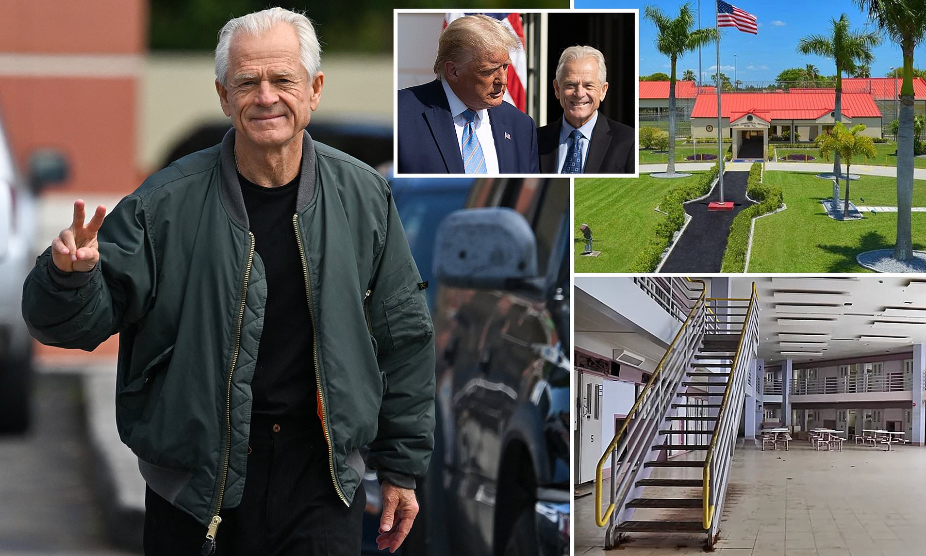 Ex-Trump Adviser Peter Navarro, 74 Surrenders At Miami Federal Prison ...