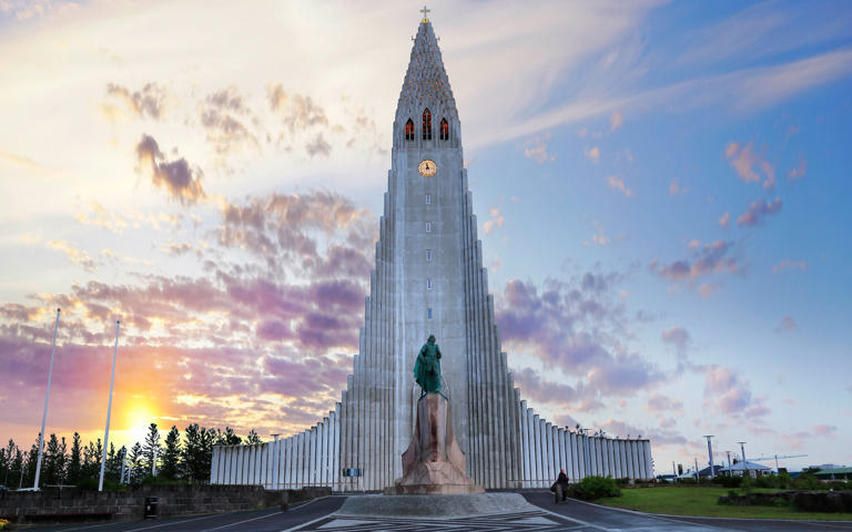 At 240-feet tall, Hallgrímskirkja is by far the highest building in the city - This content is subject to copyright./seng chye teo