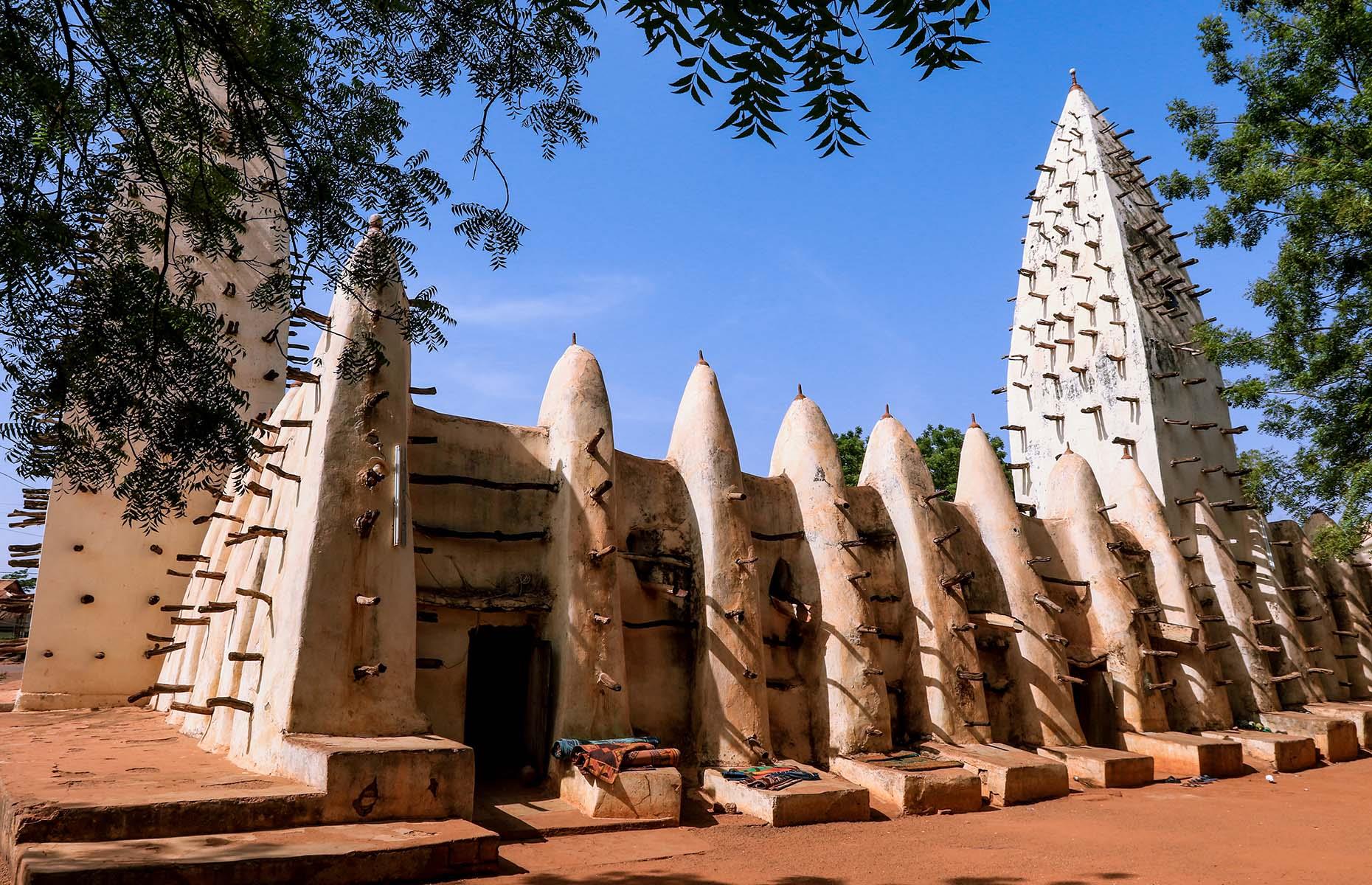This west African country gained independence in 1960 and was then known as Upper Volta, but changed its name to Burkina Faso – which means ‘land of honest people’ – in 1984. It’s home to plenty of cultural highlights including the Grand Mosque at Bobo Dioulasso (pictured), a striking structure that’s actually made of whitewashed mud with logs sticking out at an angle, and the Loropeni ruins; the country’s first UNESCO World Heritage Site.