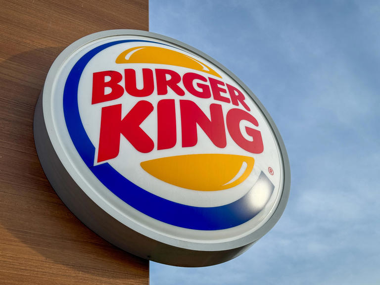 The logo of Burger King at a branch in England. Matt Cardy/Getty Images
