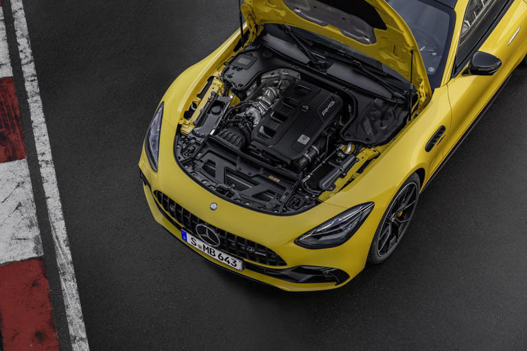 2025 Mercedes-AMG GT43 Coupe Packs a Turbo-Four and Rear-Wheel Drive