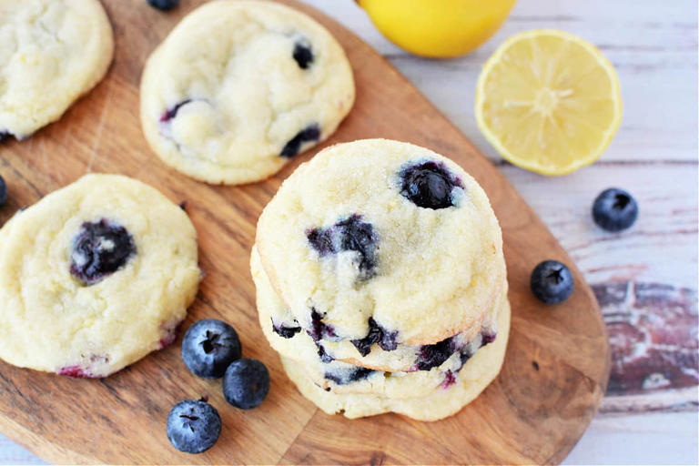 Lemon Blueberry Cookies