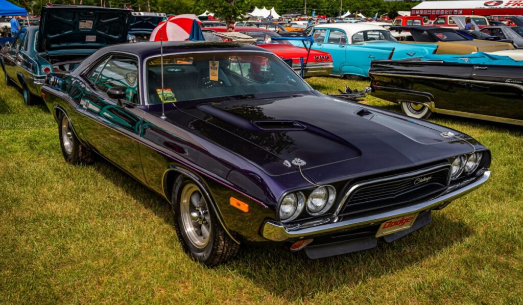 <p>Despite the decline of muscle cars due to insurance costs and emission regulations, the Challenger remained a beacon of performance with its powerful engine options and striking design.</p>