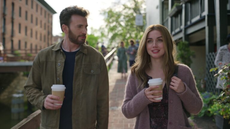 <p>In this 2023 action-romance, Chris Evans’ character Cole falls for Ana de Armas’ Sadie - but then he finds out that she’s a secret agent. Shocking!</p> <p>Unfortunately, neither critics nor audiences found their chemistry very convincing, and the movie got a mere 25% on Rotten Tomatoes’ Tomato Meter and just a 55% audience score. </p> <p>Even Chris Evans admitted to <em>Variety</em>: “We could have been better.” If you dare look up the multiple montages of all of Evans and de Armas’ kissing scenes in the movie on YouTube, you’ll see what he means.</p>
