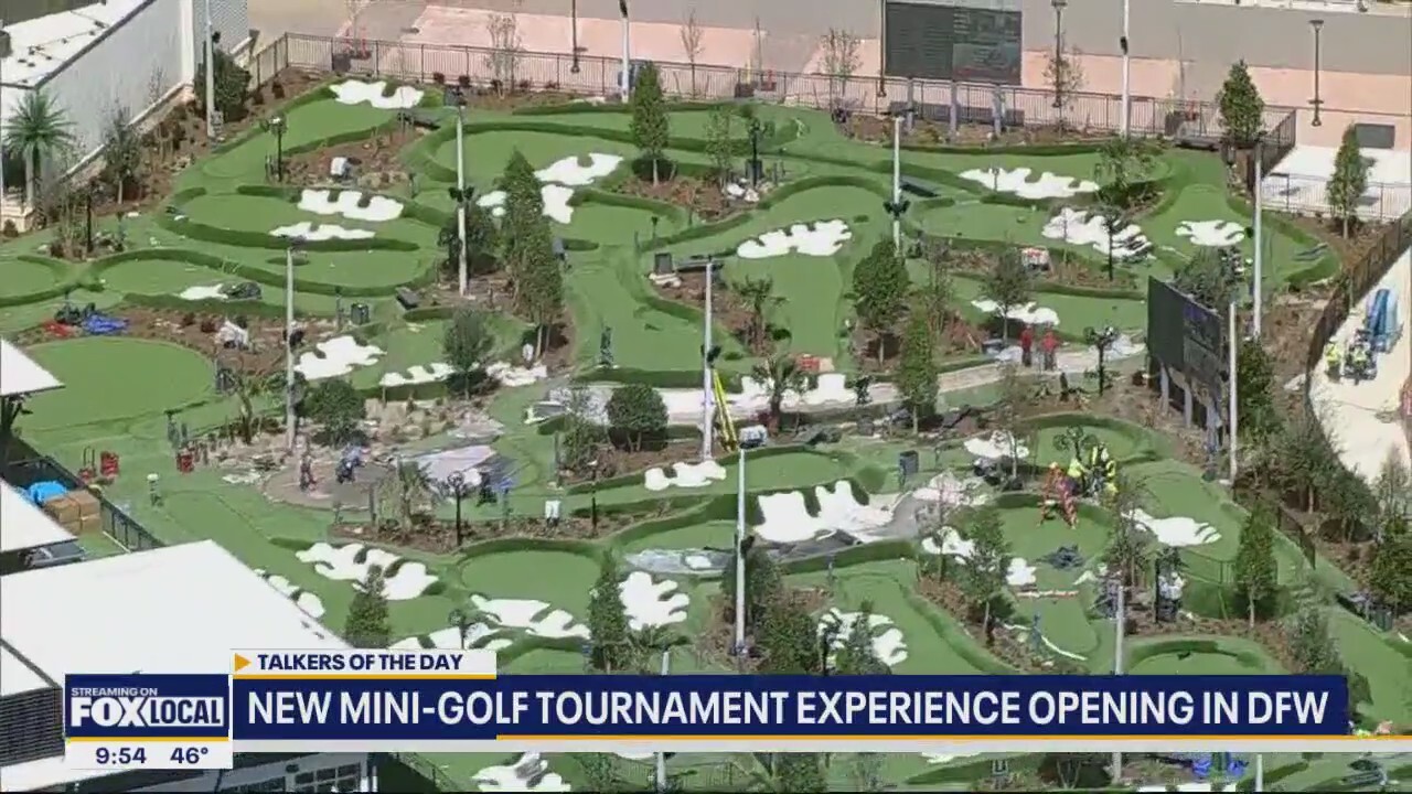 Talkers Tiger Woods Mini Golf Course Opening In DFW   BB1kauEa.img