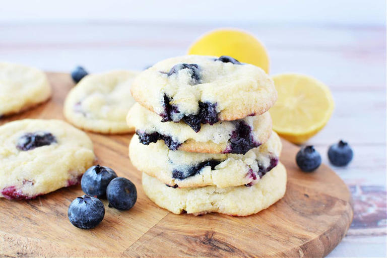 Lemon Blueberry Cookies