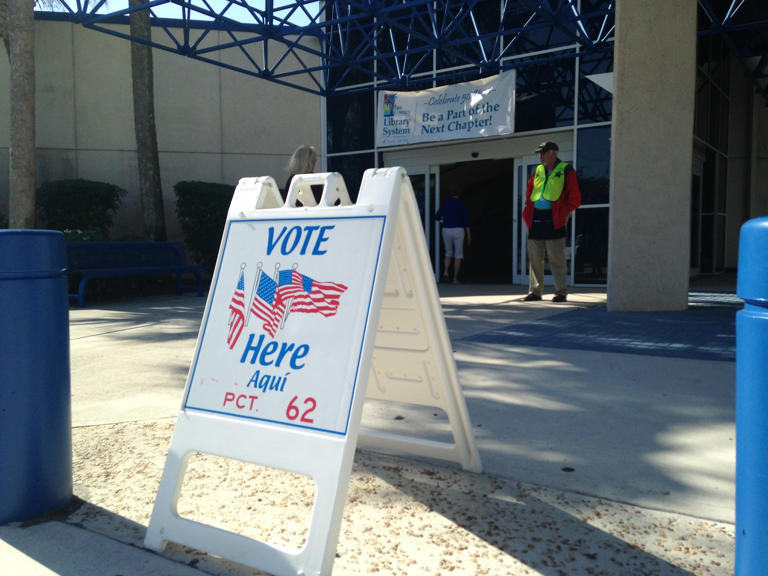 Voters Head To The Polls In Lee County On Election Day