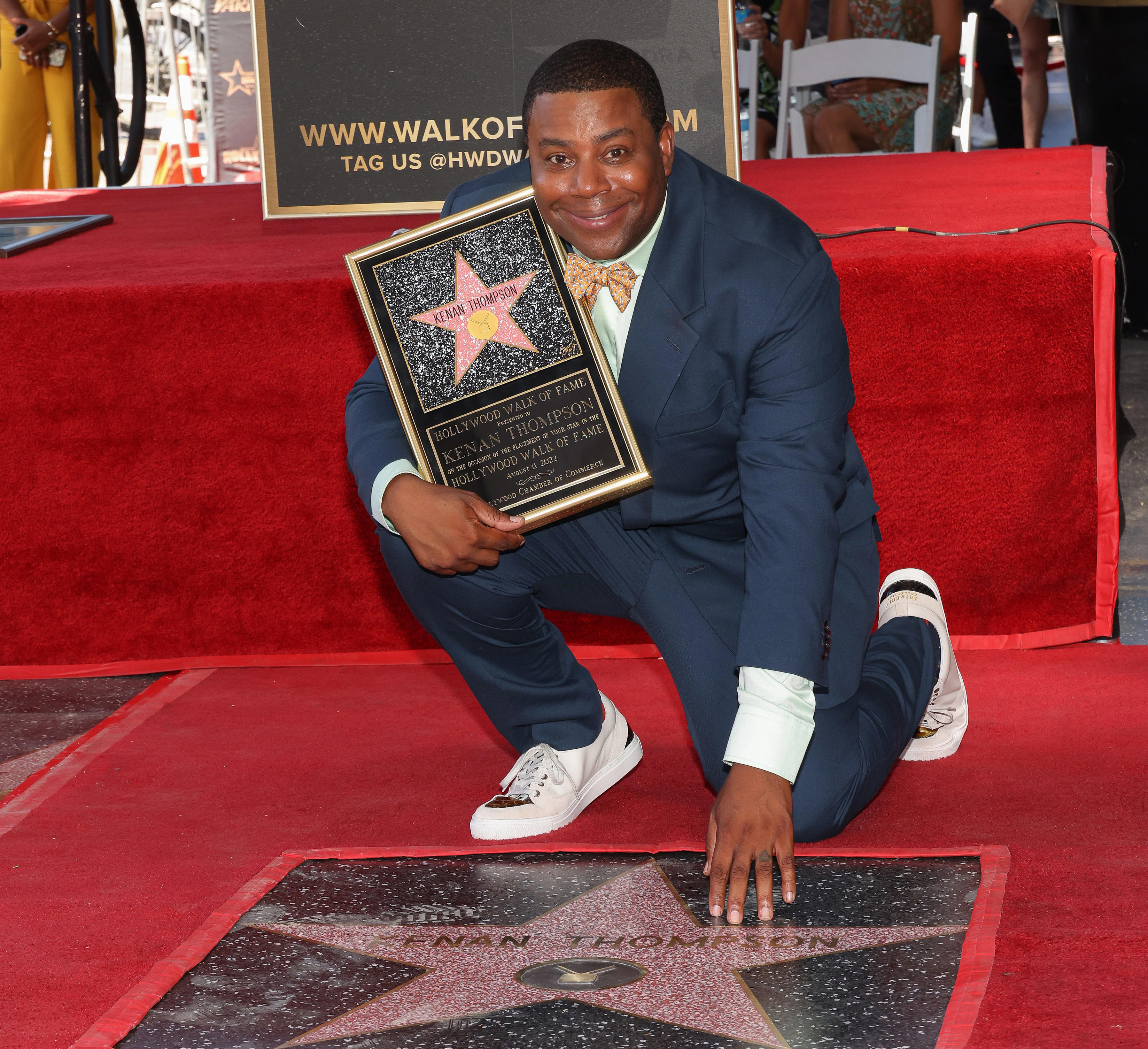 "Saturday Night Live" star Kenan Thompson brought the laughs to his star ceremony on Aug. 11, 2022.