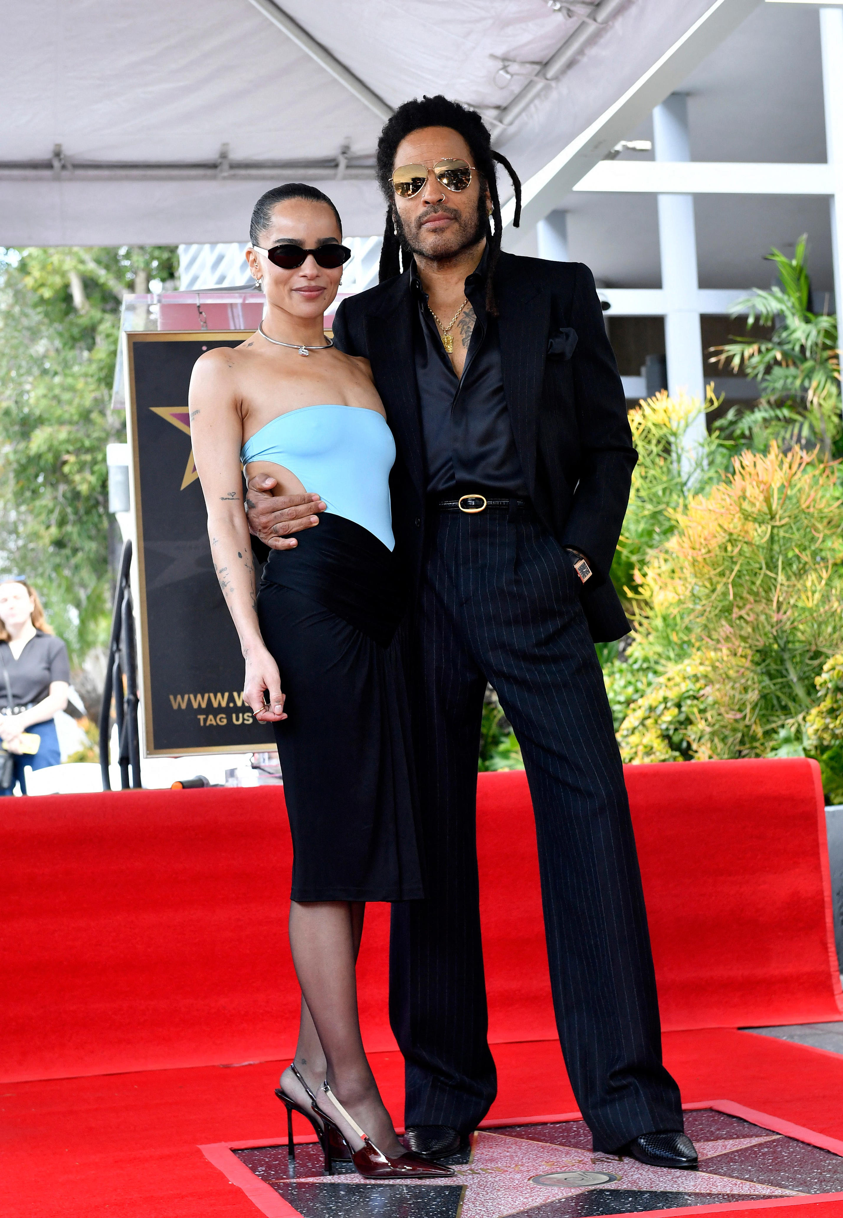 Daughter Zoë Kravitz, left, was there to honor her Grammy-winning dad, and she <a href="https://www.usatoday.com/story/entertainment/celebrities/2024/03/12/channing-tatum-zoe-kravitz-hollywood-walk-of-fame-lenny-kravitz/72950826007">was joined by her beau, Channing Tatum</a>.