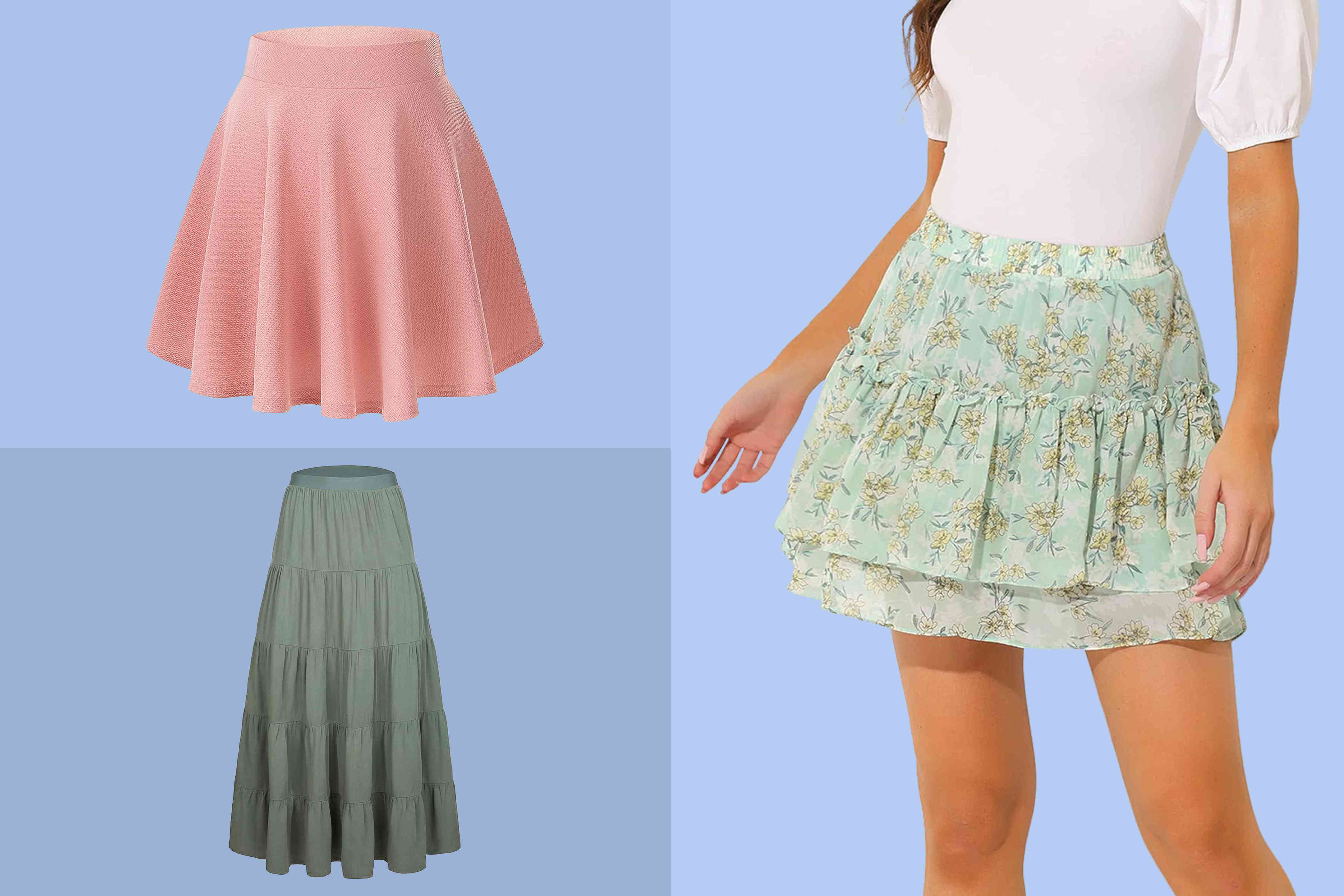 10 Flowy Skirts to Wear Everywhere This Spring—and They’re All Under ...