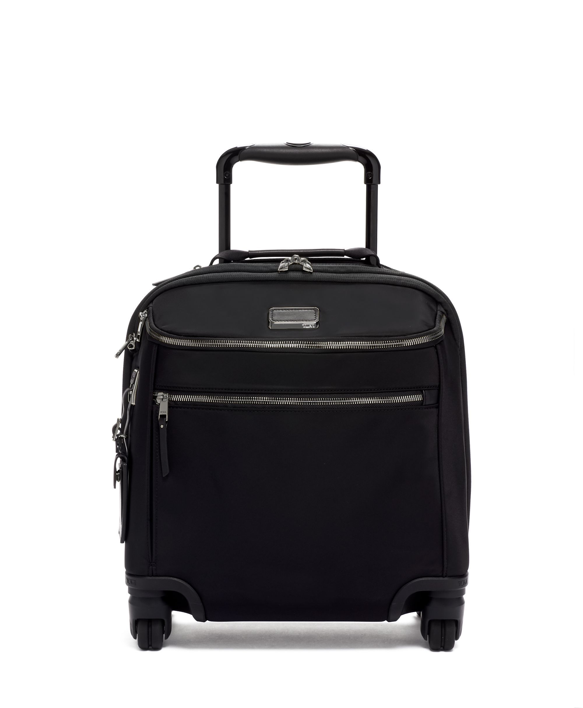 <p><strong>$650.00</strong></p><p><a href="https://go.redirectingat.com?id=74968X1553576&url=https%3A%2F%2Fwww.tumi.com%2Fp%2Foxford-compact-carry-on-0135491T522%2F&sref=https%3A%2F%2Fwww.esquire.com%2Flifestyle%2Fg60232227%2Fbest-underseat-luggage%2F">Shop Now</a></p><p>This high-tech, under-seat carry-on is your ultimate travel companion for short trips. It features a secure double-zip back compartment and a special padded slot for up to a 14" laptop. Stay powered up with the built-in USB port and a neatly organized front compartment for your cable. Easy to move around with a telescoping handle, four recessed wheels, and a comfortable leather-wrapped handle for lifting.</p><p>It's not just about moving, either. It's about keeping everything in place while you do. Inside, find media pockets, a zip pocket for your power bank, and spaces for cards and pens, all wrapped up in lightweight nylon. The front U-zip gives you easy access to the main compartment, ensuring that this carry-on is high-tech and highly functional, fitting perfectly under your seat.</p>