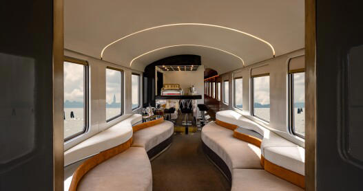 The interiors of La Dolce Vita were inspired by 1960s Italian design.