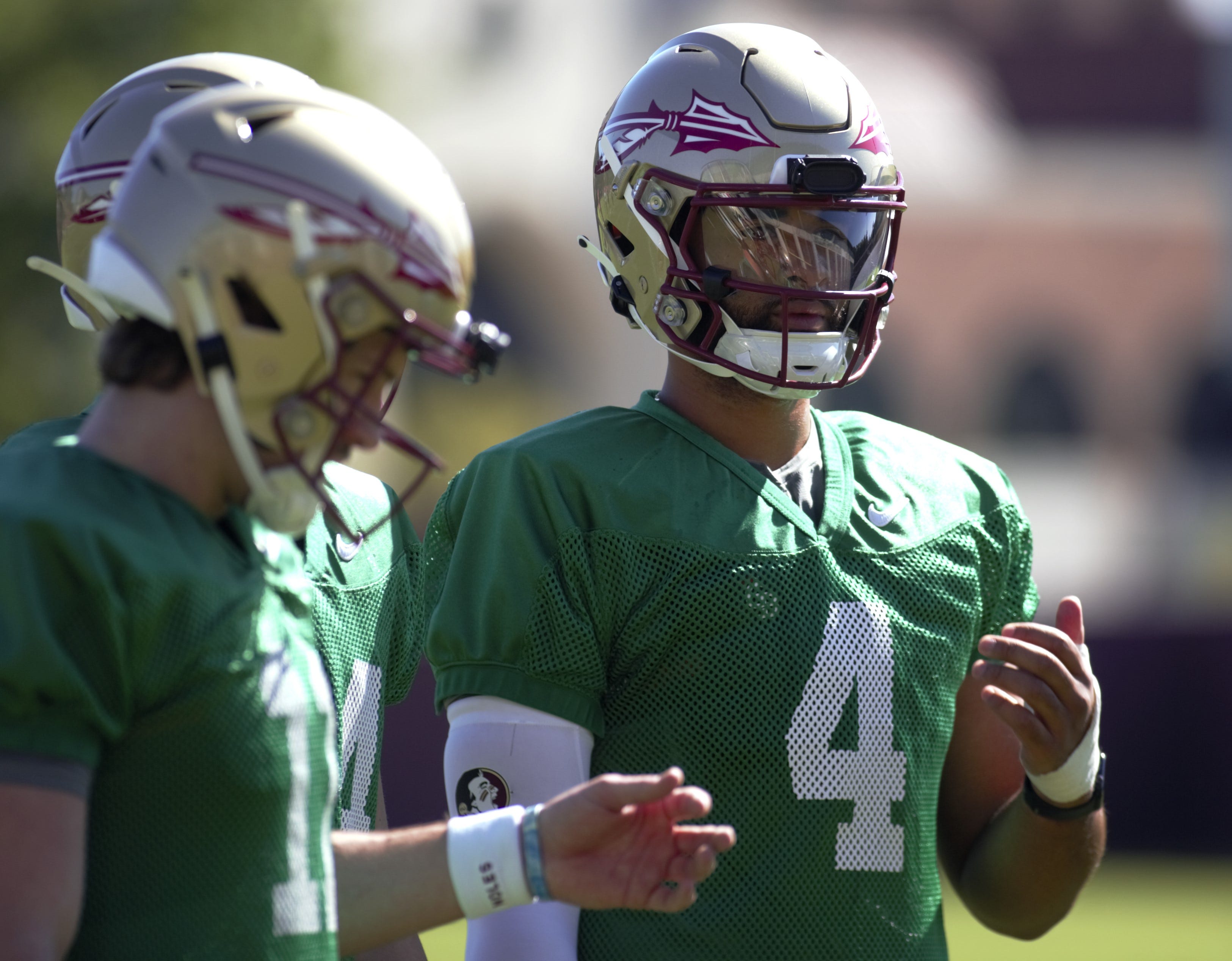 Quarterback DJ Uiagalelei Adjusting To New Offense, Learning Mindset ...