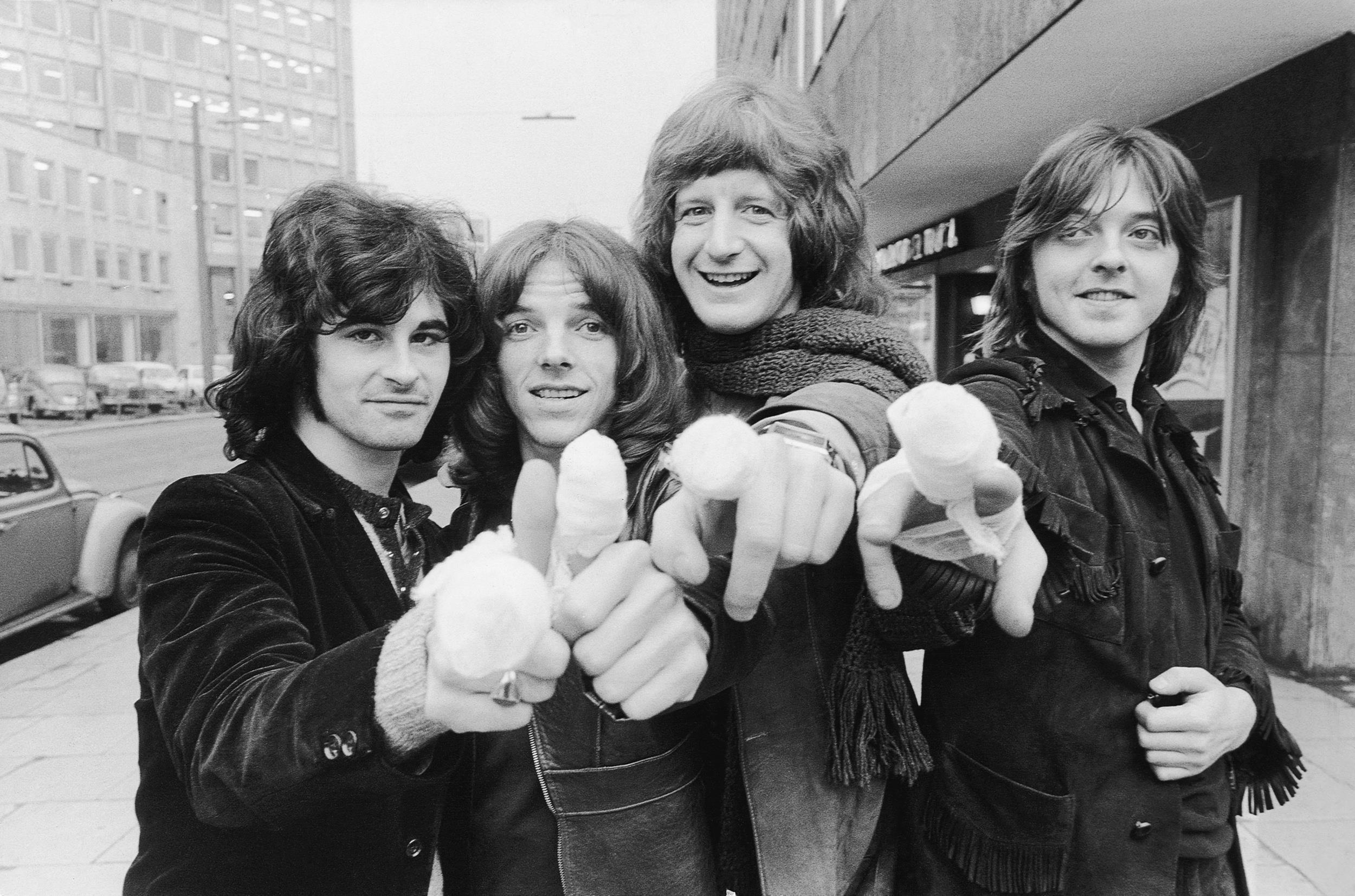 <p>In the case of Badfinger, it's about "what could have been." Dubbed by some critics in the mid-1960s as the "next Beatles," these Welsh power-poppers were the first band signed by the Fab Four's Apple label in 1968. Though the group enjoyed worldwide success with hits "Come and Get It," "No Matter What," "Day After Day<span>" and "</span><a href="https://www.youtube.com/watch?v=TkA7xQb6uPk"><span>Baby Blue,<span>"</span></span></a><span><span> financial and legal issues consistently plagued the band following Apple's demise. Vocalist Pete Ham tragically took his own life in 1975, as did guitarist/bassist Tom Evans in '83. Drummer Mike Gibbins died of a brain aneurysm in 2005, leaving guitarist Joey Molland as the only surviving member from the classic lineup. Molland, however, has toured under the Badfinger name in recent years.</span></span></p><p><a href='https://www.msn.com/en-us/community/channel/vid-cj9pqbr0vn9in2b6ddcd8sfgpfq6x6utp44fssrv6mc2gtybw0us'>Follow us on MSN to see more of our exclusive entertainment content.</a></p>