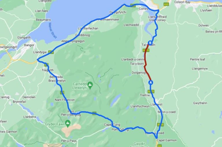 The huge 50-mile diversion facing some drivers as A470 closure extended ...