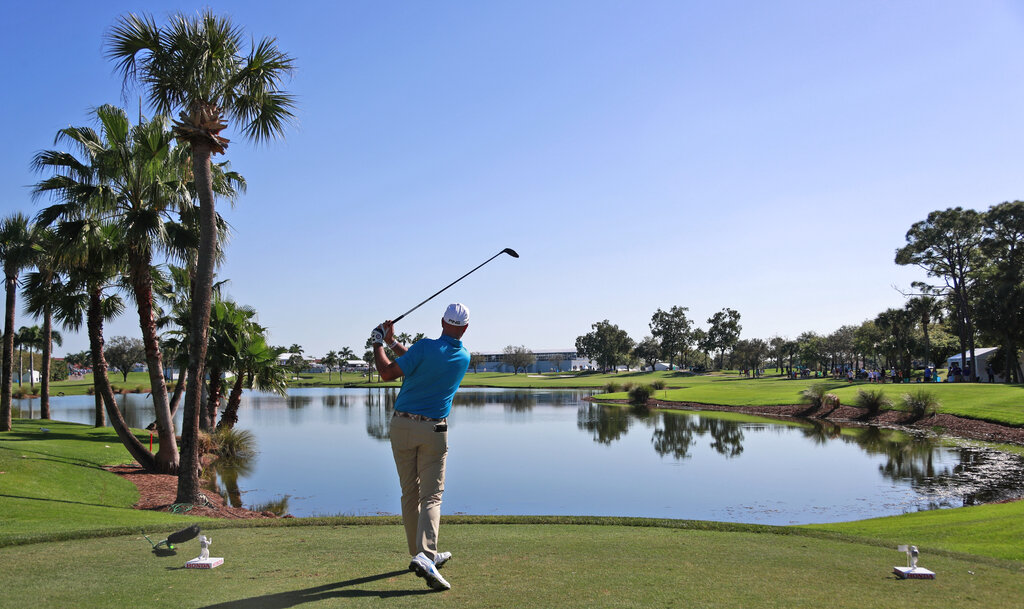 <p>PGA National’s Champion Course, a challenging layout redesigned by Jack Nicklaus, annually hosts the Honda Classic. The infamous three-hole stretch known as “The Bear Trap” is a true test of skill.</p>