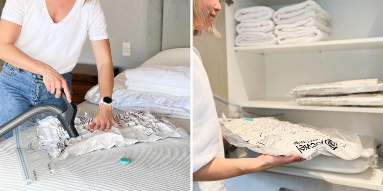 Tight on closet space? These vacuum storage bags can help