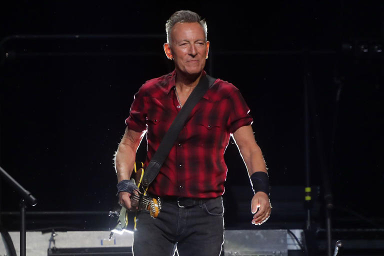 John Medina/Getty Bruce Springsteen performs in Phoenix, Ariz., on March 19, 2024