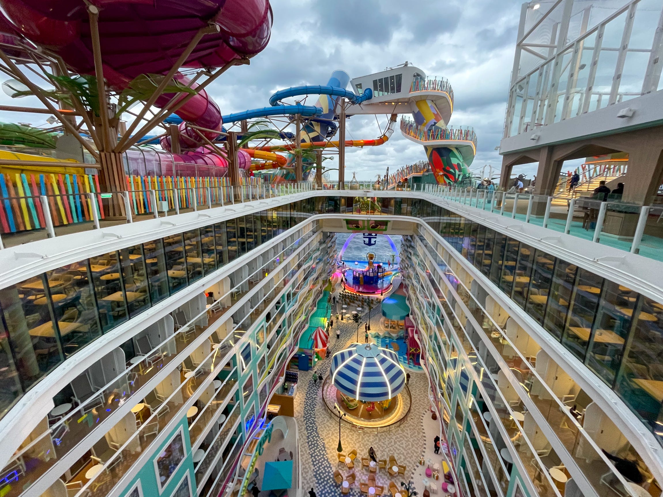 <p>Like other cruise lines, the company now aims to poach families considering land-based vacations. Think US theme park capital, Orlando.</p><p>"We've started this transition from being a traditional cruise vacation to being a multi-generational family option that stands shoulder-to-shoulder with Orlando and Las Vegas," Jason Liberty, the president and CEO of Royal Caribbean Group, told investors in February.</p><p>To do this, Royal Caribbean has been "acutely focused" on this family segment, Michael Bayley, the president and CEO of Royal Caribbean International, told investors on the same call. "And I think <a href="https://www.businessinsider.com/photos-royal-caribbean-new-icon-of-the-seas-cruise-ship-2022-10">Icon of the Seas</a> is a great example of that."</p>