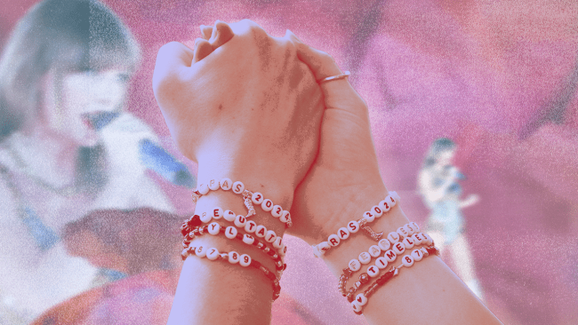 <p>Thanks to Swifties, trading friendship bracelets have become a memorable part of the Eras Tour. If you plan on making bracelets and need inspiration, we’ve got you covered. Read on for the best <a rel="noreferrer noopener" href="https://stylecaster.com/lists/what-to-wear-to-taylor-swift-concert/">Taylor Swift friendship bracelet ideas</a> for every era, including quotes, music lyrics, inside jokes, and more!</p>    <p>Remember when you were at a sleepover or summer camp, and you and your friends made colorful beaded bracelets and traded them with each other? We certainly do, and that sense of nostalgia is exactly what makes crafting friendship bracelets for the Eras Tour so special. Trading a meaningful item that connects you with another Swiftie who has shared the same experience (like seeing your idol live in a once-in-a-lifetime concert) is what it's all about.</p>    <p>The idea to make friendship bracelets for Swift’s tour emerged sometime after the pop star released her tenth studio album, <em>Midnights, </em>in October 2022. One of the album’s tracks, “You’re on Your Own, Kid,” features the lyrics:</p>    <p><em>’Cause there were pages turned with the bridges burnedEverything you lose is a step you take<strong>So make the friendship bracelets</strong>Take the moment and taste itYou’ve got no reason to be afraid</em></p>    <p>After the album's release, some fans suggested on social media to create and swap friendship bracelets at the pop star's upcoming tour. Once the tour officially began and more concertgoers participated in the trend, creating friendship bracelets for The Eras Tour turned into a worldwide phenomenon. Swifties have shared tutorials about making friendships on social media, started selling friendship bracelets on Etsy, and posted videos of wearing and trading their bracelets at the Eras Tour. </p>    <p>After all, Swift’s football beau, Travis Kelce, revealed on his podcast “New Heights” that he tried to give the singer a friendship bracelet with his phone number before one of her concerts at Arrowhead Stadium in Kansas City. “I was disappointed that she doesn’t talk before or after her shows because she has to save her voice for the 44 songs that she sings, so I was a little butthurt I didn’t get to hand her one of the bracelets I made for her,” he admitted at the time. So you could say that a friendship bracelet kicked off their "love story."</p>    <p>Everyone from Swift and Kelce to the celebrity Eras Tour guests to the pop star's bodyguard has sported friendship bracelets from fans. Who knows, yours may even get onto the arm of Blondie herself.</p>                                                                 <p><a href="https://stylecaster.com/lists/taylor-swift-bracelet-ideas/">View the full Article</a></p>