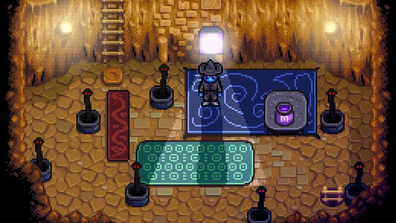 stardew valley 1.6 adds a creepy punishment for sequence breakers: a battering from the mysterious mister qi